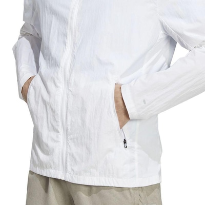 Jaqueta com Capuz adidas Marathon Warm-Up - Masculina - Foto 5