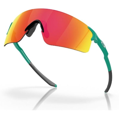 Óculos de Sol Unissex Oakley Evzero Blades Matte Celeste Prizm - Foto 3