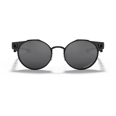 Óculos de Sol Unissex Oakley Deadbolt Satin Prizm Black Polarized - Foto 4