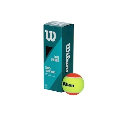 Bola de Tênis Beach Tennis Wilson Tour Premier - 3 Bolas - Foto 2