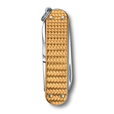 Canivete de Camping Victorinox Classic Precious Alox Brass Gold - Foto 3