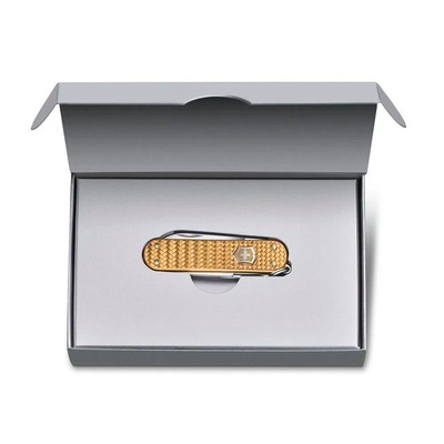 Canivete de Camping Victorinox Classic Precious Alox Brass Gold - Foto 5
