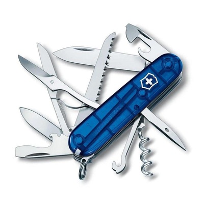 Canivete de Bolso Victorinox Médio Huntsman Translúcido - Foto 1