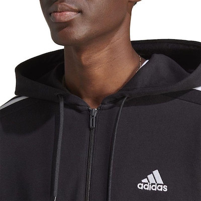Jaqueta adidas Essentials 3 Stripes - Masculina - Foto 5