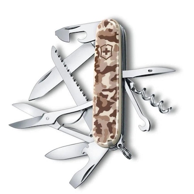 Canivete de Camping de Bolso Victorinox Huntsman Camuflado Deserto - Foto 2