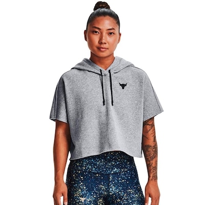 Camiseta Under Armour Project Rock Fleece - Feminina - Foto 1
