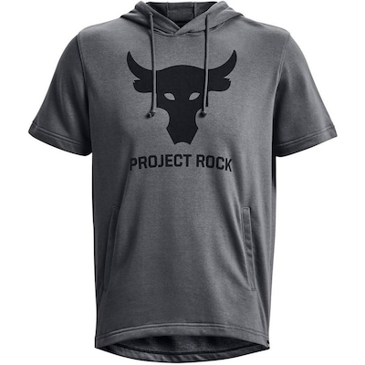 Blusão de Moletom com Capuz Under Armour Project Rock Terry - Masculino - Foto 4