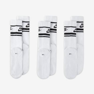 Kit de Meias Nike Sportswear Everyday Essential - 3 Pares - Adulto - Foto 3