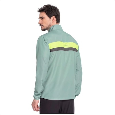 Jaqueta Corta Vento sem Capuz New Balance Windbreak - Masculina - Foto 3