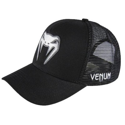 Boné Venum All Basic Black Tela Mma Jiu Jitsu Boxe Muay Thai - Snapback - Adulto - Foto 1