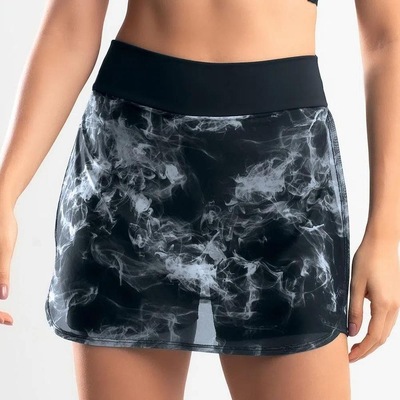 Short-Saia She Estampado Cós Elástico Fitness - Feminino - Foto 2