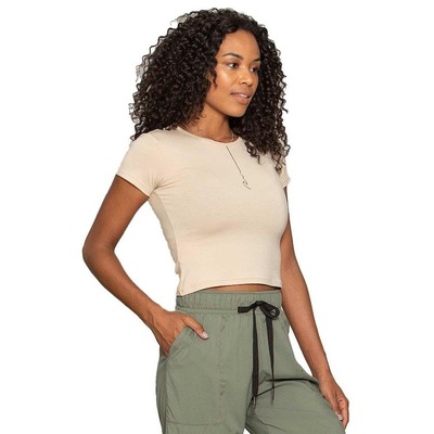 Blusa Cropped Run More Viscose - Feminina - Foto 4