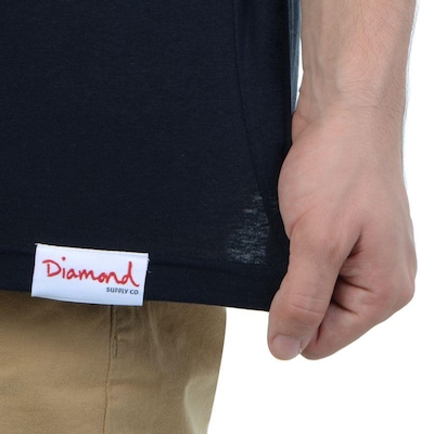 Camiseta Diamond OG Script Mini Box Logo - Masculina - Foto 6