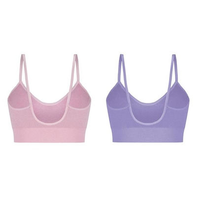 Sutiã Puma sem Costura com Bojo - Feminino - 2 Unidades - Foto 2
