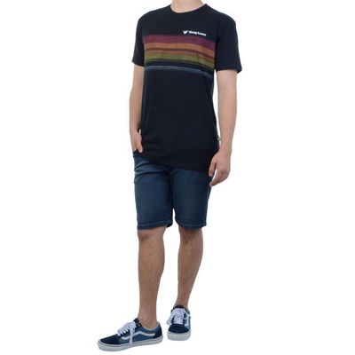 Camiseta Hang Loose Santeria Listrada - Masculina - Foto 2