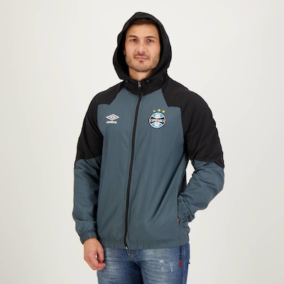 Jaqueta do Grêmio com Capuz Viagem 2023 Umbro - Masculina - Foto 2