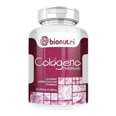 Colágeno Hidrolisado Bionutri 500mg - 60 cápsulas - Foto 1