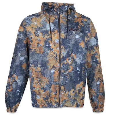 Jaqueta Corta Vento com Capuz New Era Windbreaker Outdoor - Masculina - Foto 1