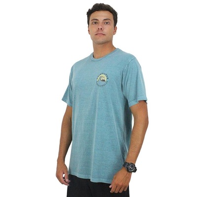 Camiseta Quiksilver Bubble Blue - Masculina - Foto 1