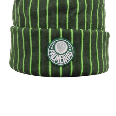 Gorro do Palmeiras Touca Símbolo Listrado Blck Brasil Oficial - Foto 2