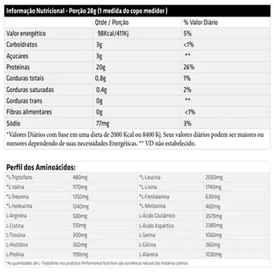 Puro Performance Whey Performance Nutrition - 909g - Foto 2