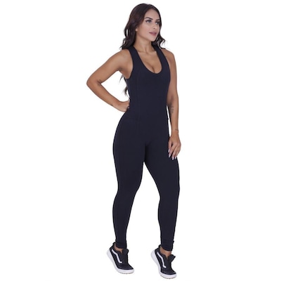 Macacão com Bojo Orbis Empina Bumbum Suplex - Feminino - Foto 3