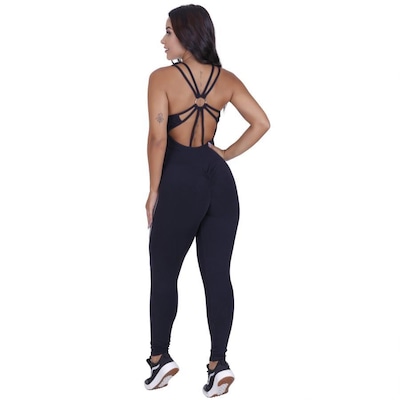 Macacão com Bojo Orbis Empina Bumbum Suplex - Feminino - Foto 3