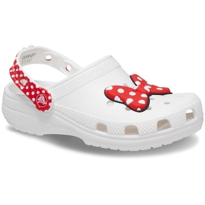 Sandália Crocs Disney Minnie Mouse Classic Clog K - Infantil - Foto 2