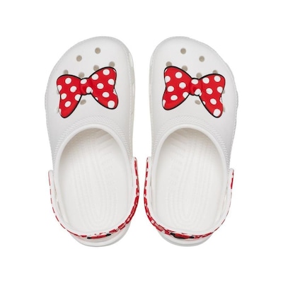 Sandália Crocs Disney Minnie Mouse Classic Clog K - Infantil - Foto 5