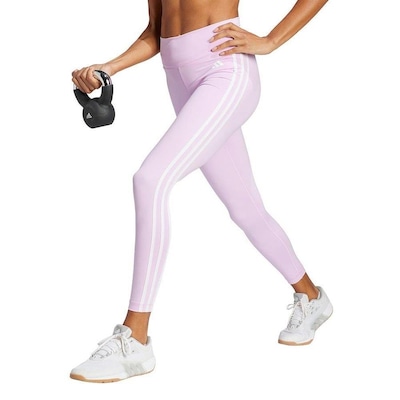 Calça Legging adidas Essentials 3 Stripes - Feminina - Foto 1