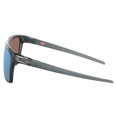 Óculos de Sol Oakley Leffingwell Black Ink Prizm Grey - Unissex - Foto 4
