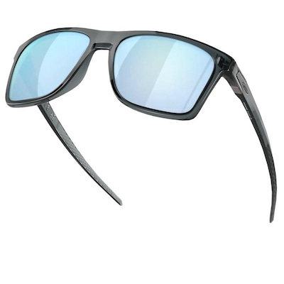 Óculos de Sol Oakley Leffingwell Black Ink Prizm Grey - Unissex - Foto 5