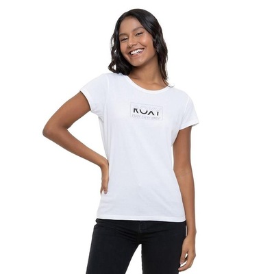 Camiseta Feminina Roxy Enjoy Branca - Foto 1