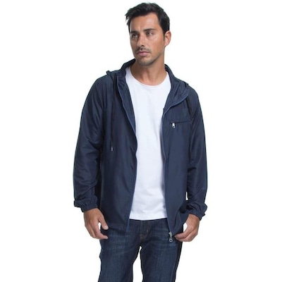 Jaqueta Corta Vento com Capuz Quiksilver Windbreaker Bag Pocket - Masculina - Foto 4