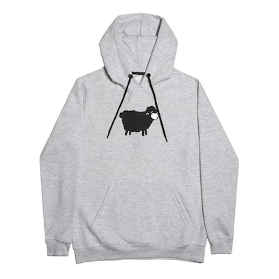 Blusão de Moletom com Capuz Lost Canguru New Sheep Wt23 - Masculino - Foto 1