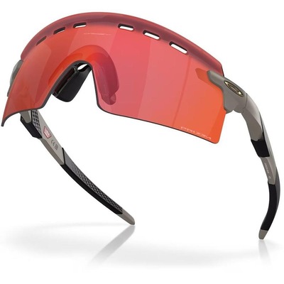 Óculos de Sol Unissex Oakley Encoder Matte Onyx Prizm Trail Torch - Foto 3