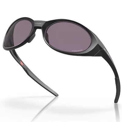 Óculos de Sol Unissex Oakley Eye Jacket Matte Black Prizm Grey - Foto 2