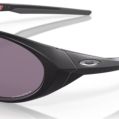 Óculos de Sol Unissex Oakley Eye Jacket Matte Black Prizm Grey - Foto 3