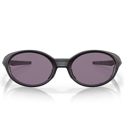 Óculos de Sol Unissex Oakley Eye Jacket Matte Black Prizm Grey - Foto 6