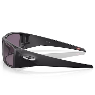 Óculos de Sol Unissex Oakley Heliostat Matte Black Prizm Grey - Foto 6