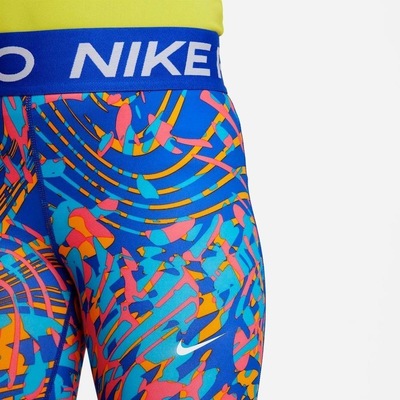 Calça Legging Juvenil Nike Pro Dri-fit Tight Sport All Over Print - Foto 2