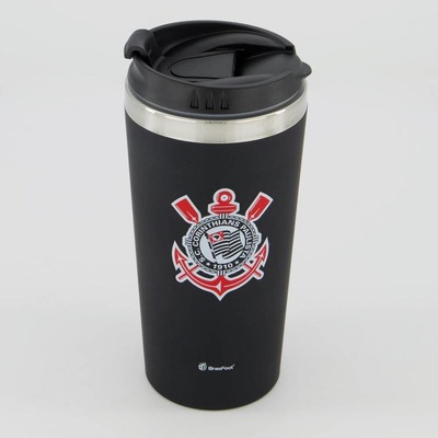Copo Térmico do Corinthians Futfanatics - 450 ml - Foto 3