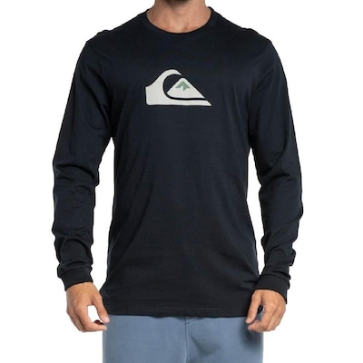Camiseta Quiksilver Comp Logo 2023 Manga Longa - Masculina - Foto 1