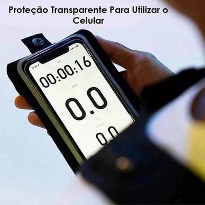 Colete Esportivo SML com Suporte De Celular E Bolsos - Foto 4