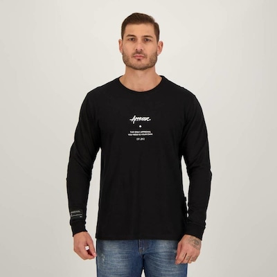 Camiseta Approve Manga Longa Yourself - Masculina - Foto 1