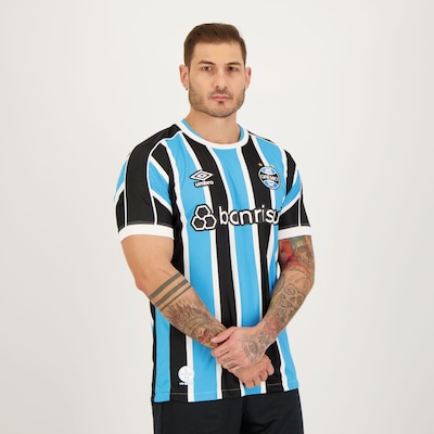 Camisa do Grêmio I 2023 Suárez 9 Umbro - Masculina - Foto 5
