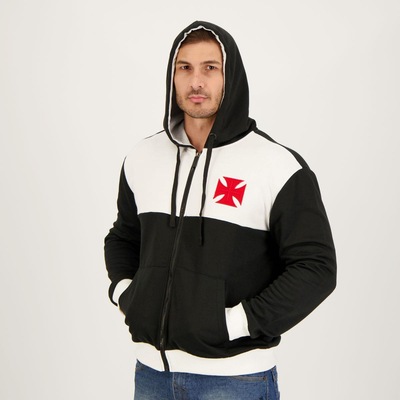 Jaqueta com Capuz do Vasco Larp Futfanatics - Masculina - Foto 2