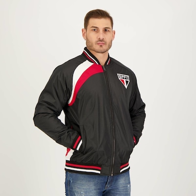 Jaqueta do São Paulo Bomber Futfanatics - Masculina - Foto 2