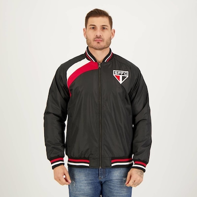 Jaqueta do São Paulo Bomber Futfanatics - Masculina - Foto 1