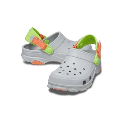 Sandália Crocs Classic All Terrain Clog K - Infantil - Foto 4
